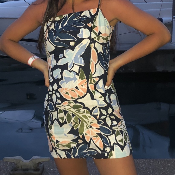 Lulus Dresses & Skirts - Lulu’s LUSH Mosaic Ain’t So Navy Blue Multi Dress